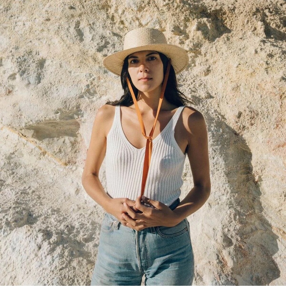 Tip y Tia Naomi Sun Hat with Ribbon